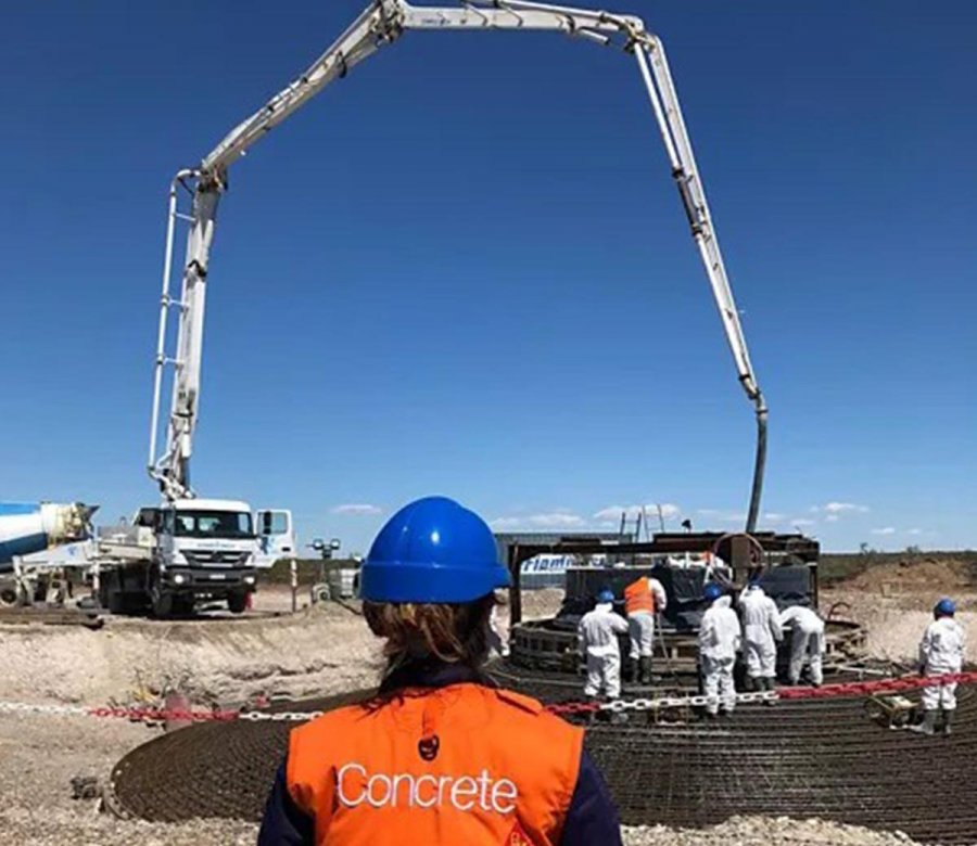 地基混凝土施工